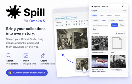 Spill: a small tool for publishing from Omeka S